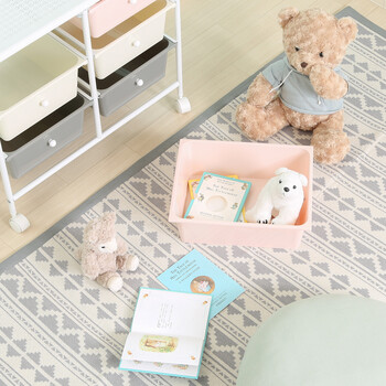 キッズ収納3段 color 6マス 送料無料-7