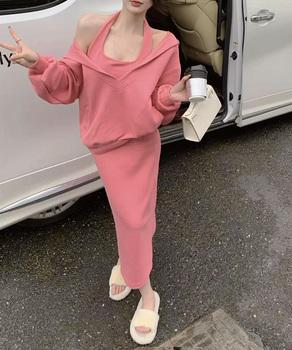 薄手スウェット上下春夏セットアップ 送料無料 即日発送-5