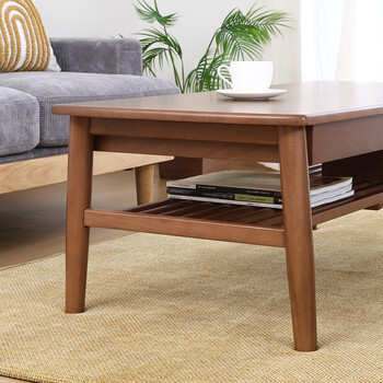 引出し棚付きセンターテーブル カミュ 送料無料-21