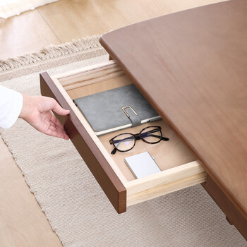 引出し棚付きセンターテーブル カミュ 送料無料-22