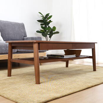 引出し棚付きセンターテーブル カミュ 送料無料-23