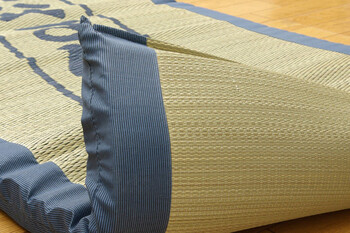 い草ごろ寝フリーマット おやじの場所 大和 ブルー 約70×150cm 送料無料-9