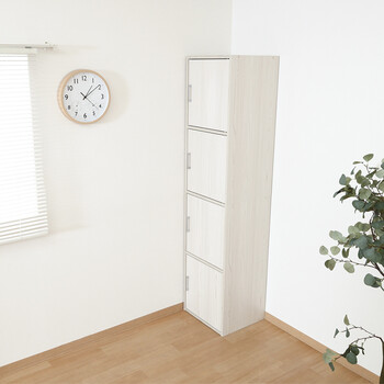 扉付き収納ボックス4段 送料無料-16