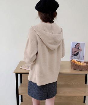 ダブルジップニットカーディガン 羽織 春 送料無料 即日発送-5