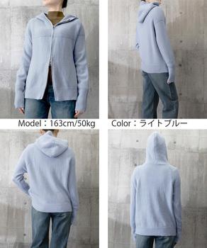 ダブルジップニットカーディガン 羽織 春 送料無料 即日発送-8