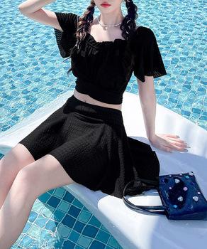 フリル水着 レディース ギャザータンキニ 送料無料 即日発送-3