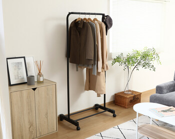 インテリアニ馴染むハンガーラックAURA スリム 送料無料-17