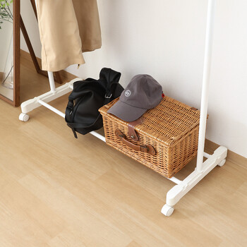 インテリアニ馴染むハンガーラックAURA ワイド 送料無料-6