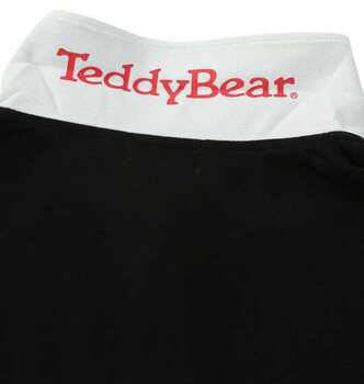 大きいサイズ Teddy Bear 鹿の子刺繍＆プリント半袖ポロシャツ 3L 4L 5L 6L 8L ブラック ラッピング可 送料無料 即日発送-3