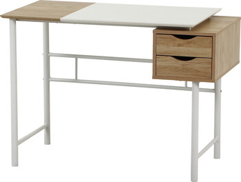 引き出し付きシンプルデスク ユノ 送料無料-10