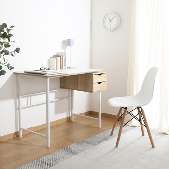 引き出し付きシンプルデスク ユノ 送料無料-13