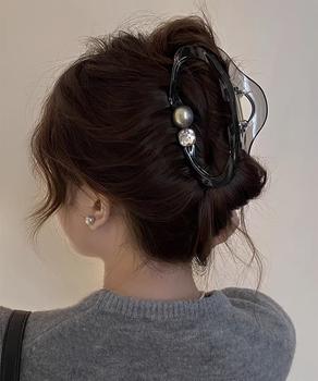 バンスクリップ パールヘアクリップ 新作 送料無料 即日発送-5