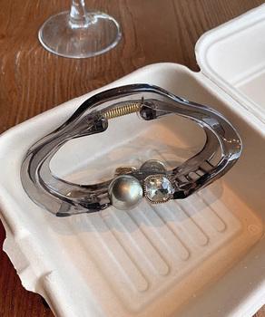 バンスクリップ パールヘアクリップ 新作 送料無料 即日発送-8