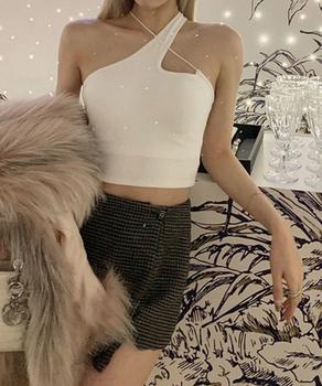 クロスストラップキャミソール カップ付き 送料無料 即日発送-6