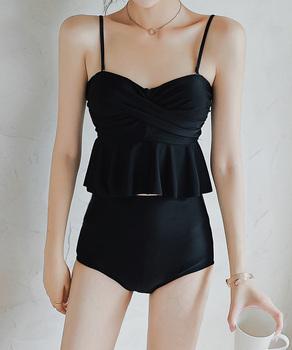 ペプラムフレア水着 盛れるビキニ 送料無料 即日発送-2