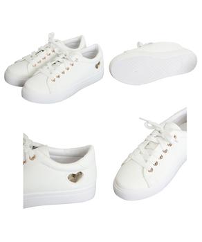 スニーカー ローカットスニーカー レディース ハート 送料無料 即日発送-8