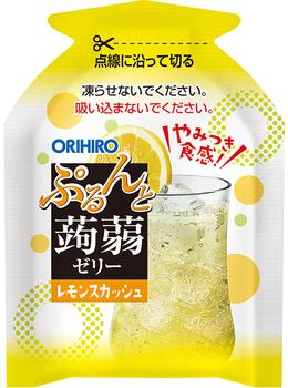 期間限定 ぷるんと蒟蒻ゼリーパウチ レモンスカッシュ＋メロンソーダ 8個セット 送料無料-1