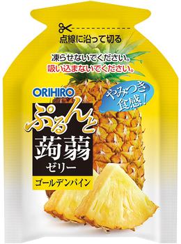期間限定 ぷるんと蒟蒻ゼリーパウチ ゴールデンパイン 18個セット 送料無料-1