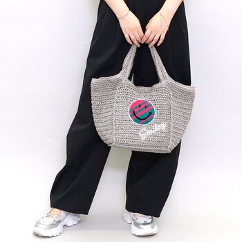サガラ刺繍ペーパー サマーバッグ カゴバッグ トートバッグ 2026新作 SMILEY 送料無料-29