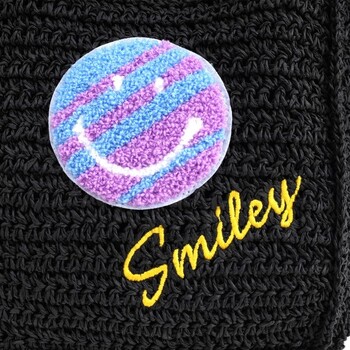 サガラ刺繍ペーパー サマーバッグ カゴバッグ トートバッグ 2026新作 SMILEY 送料無料-3