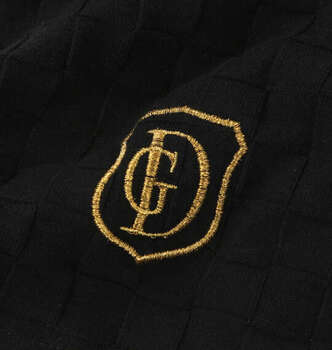 大きいサイズ GLADIATE ブロックジャガードALL刺繍半袖ポロシャツ 3L 4L 5L 6L ブラック ラッピング可 送料無料 即日発送-4