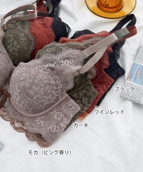 花柄レース ブラショーツセット セクシー 送料無料 即日発送-1