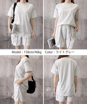 Tシャツショートパンツ 2点セットアップ 送料無料 即日発送-8
