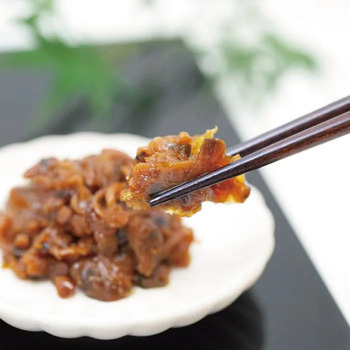 三河の佃煮＆永谷園松茸風味お吸い物セット　こくまるあさり（40ｇ）×1、ささめまぐろ生姜炊（40ｇ）×2、等 メッセージカード付 送料無料-1