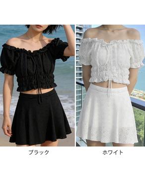 オフショル水着 レディースセパレート水着 送料無料 即日発送-1