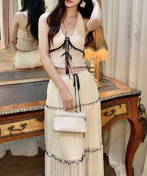 ホルターネックビキニ3点セット大人可愛い 送料無料 即日発送-4