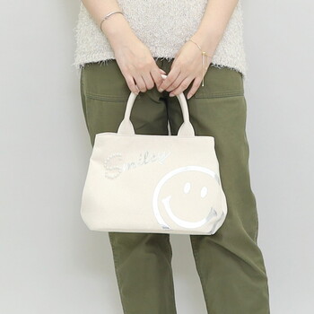 キャンバス 2WAY トートバッグ 2026新作 COOCO SMILEY 送料無料-15