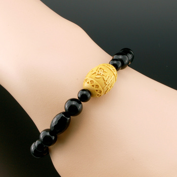 南無阿弥陀仏オニキスブレス ジュエリー品質保証書付き 送料無料-2