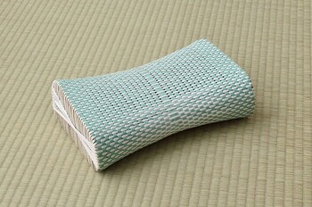 枕 まくら PP 籐枕風 ピロー 通気性 蒸れない ポリプロピレン 軽い 丈夫 手編み カラフル PP枕 送料無料-1