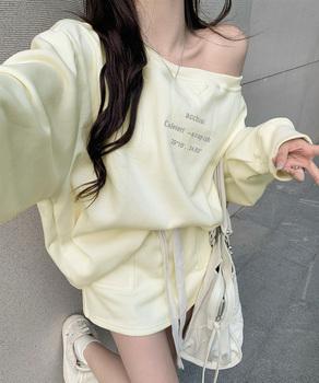 英字ロゴスウェットセットアップ大人可愛い 送料無料 即日発送-5