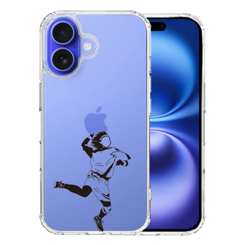 iPhone16 ケース クリア ハンドボール スマホケース 側面ソフト 背面ハード ハイブリッド  送料無料-0