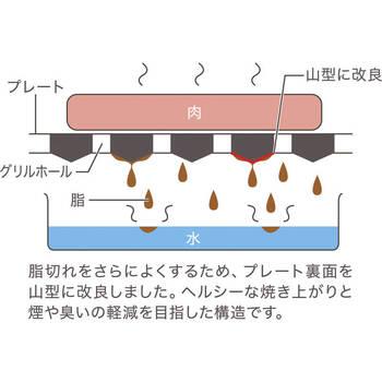 アピックス 減煙グリルプレート AGP 242 送料無料-3
