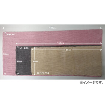 フワモコマルシェ 吸水美神 キュウスイビジン 全身タオル 約55×120cm BGR 1枚入 2セット 送料無料-3