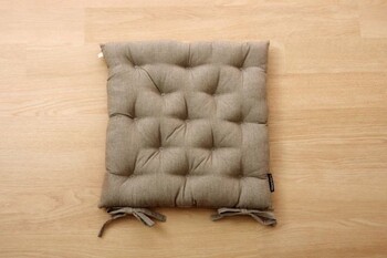 クッション シート 椅子用 綿100％ 無地 シンプル ルージュ 送料無料-4