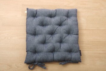 クッション シート 椅子用 綿100％ 無地 シンプル ルージュ 送料無料-6