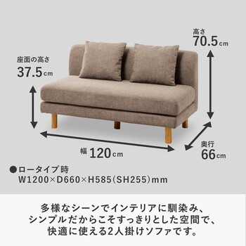 ソファー アクト 2Pソファ 2人掛けソファ コンパクトソファ ACTSF001MDBE 新商品 送料無料-6