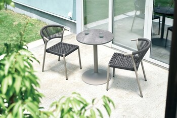 フェリー ガーデンテーブル エクステリア 丸テーブル FLGT60SGR 新商品 送料無料-12