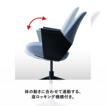 リンク ワークチェア オフィスチェア ガス圧チェア キャスターチェア RNCC 送料無料-9