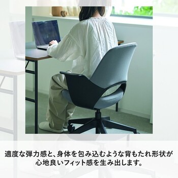 リンク ワークチェア オフィスチェア ガス圧チェア キャスターチェア RNCC 送料無料-7