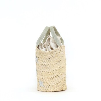 星柄刺繍 メイズ カゴバッグ　2026新作 COOCO 送料無料 即日発送-5