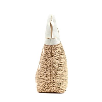 ﾒラメテープx星柄刺繍ペーパーカゴバッグ A4収納可能　2026新作 COOCO 送料無料 即日発送-7