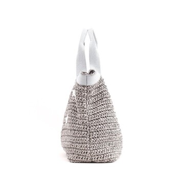 ﾒラメテープx星柄刺繍ペーパーカゴバッグ A4収納可能　2026新作 COOCO 送料無料 即日発送-8