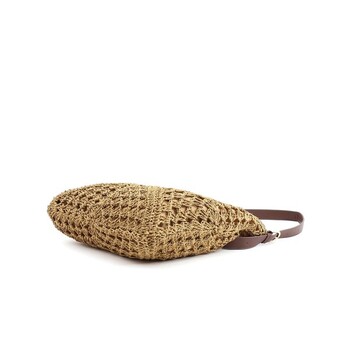 ラメフィルム編込透かし柄ショルダーカゴバッグ 2026新作 COOCO 送料無料 即日発送-7