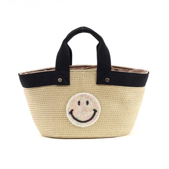 ビーズ刺繍かごバッグ 2026新作 COOCO SMILEY 送料無料 即日発送-10