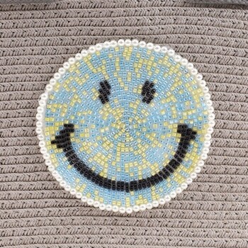 ビーズ刺繍かごバッグ 2026新作 COOCO SMILEY 送料無料 即日発送-19