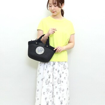 ビーズ刺繍かごバッグ 2026新作 COOCO SMILEY 送料無料 即日発送-23